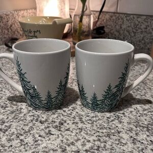 Dollar Tree Royal Norfolk Christmas coffee mug set of 2